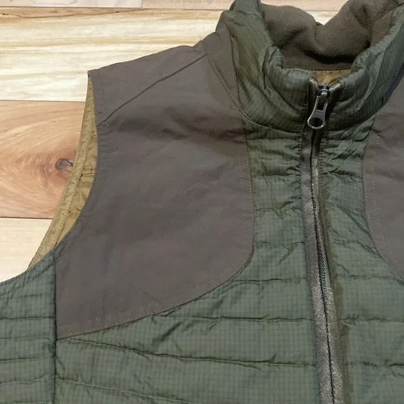 Women's Eddie Bauer Stormdown 700 Olive Quilted Vest - Picture 8 of 15